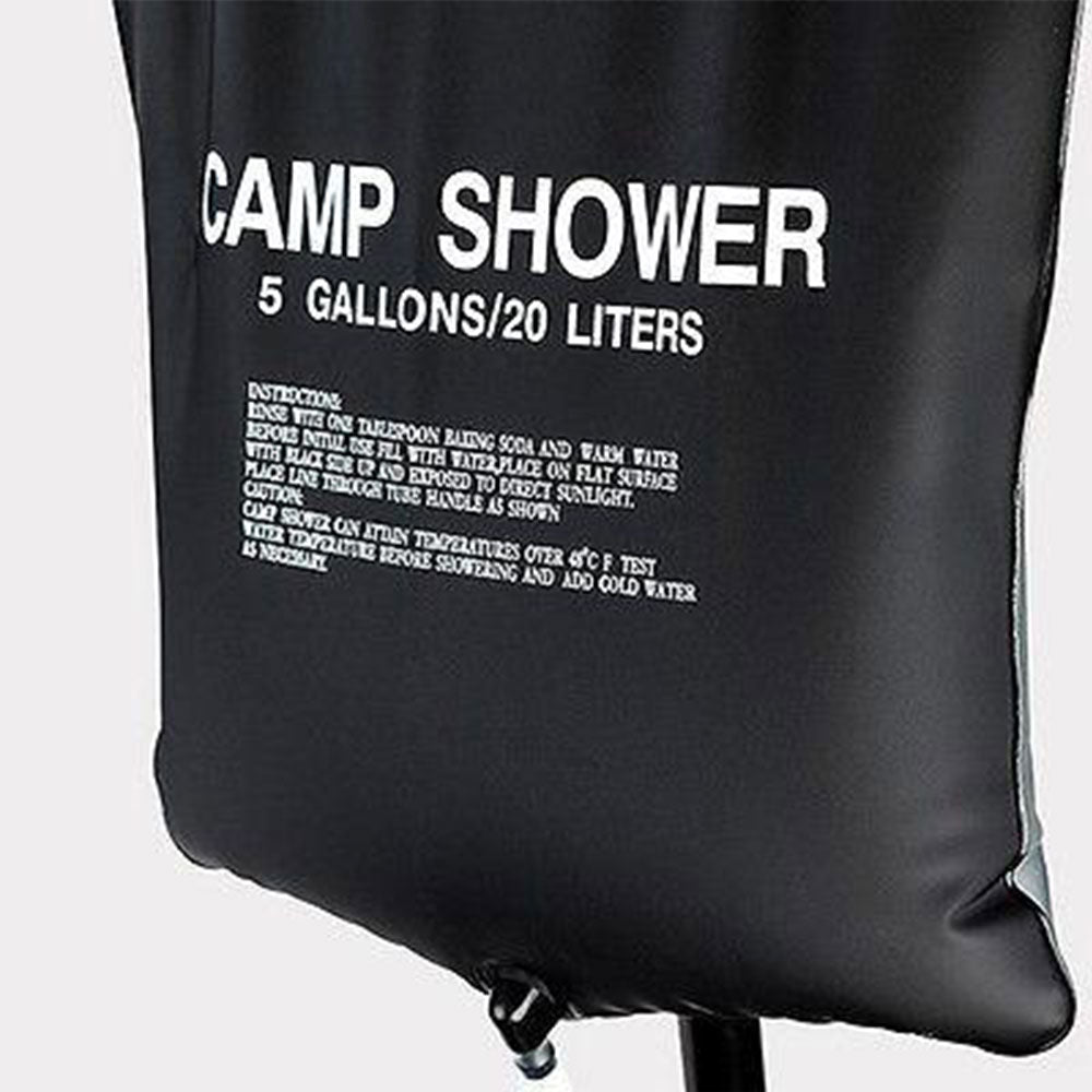 Pop Up Portable Privacy Shower room Tent &20L Outdoor Camping Water Bag Camp Set - blue