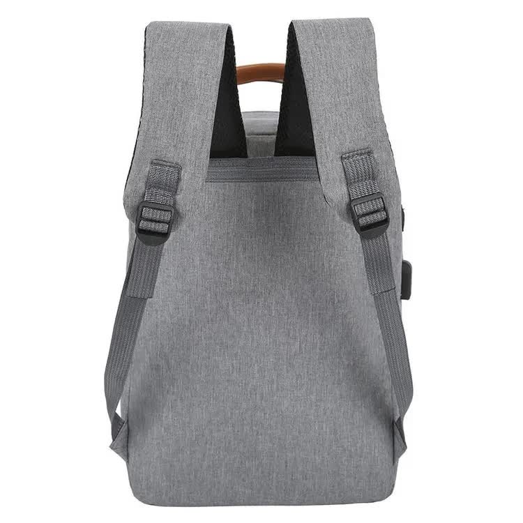 3-Piece Gray Travel Backpack Set - Stylish Multi-Functional Backpack, Shoulder Bag & Pouch for Men & Women