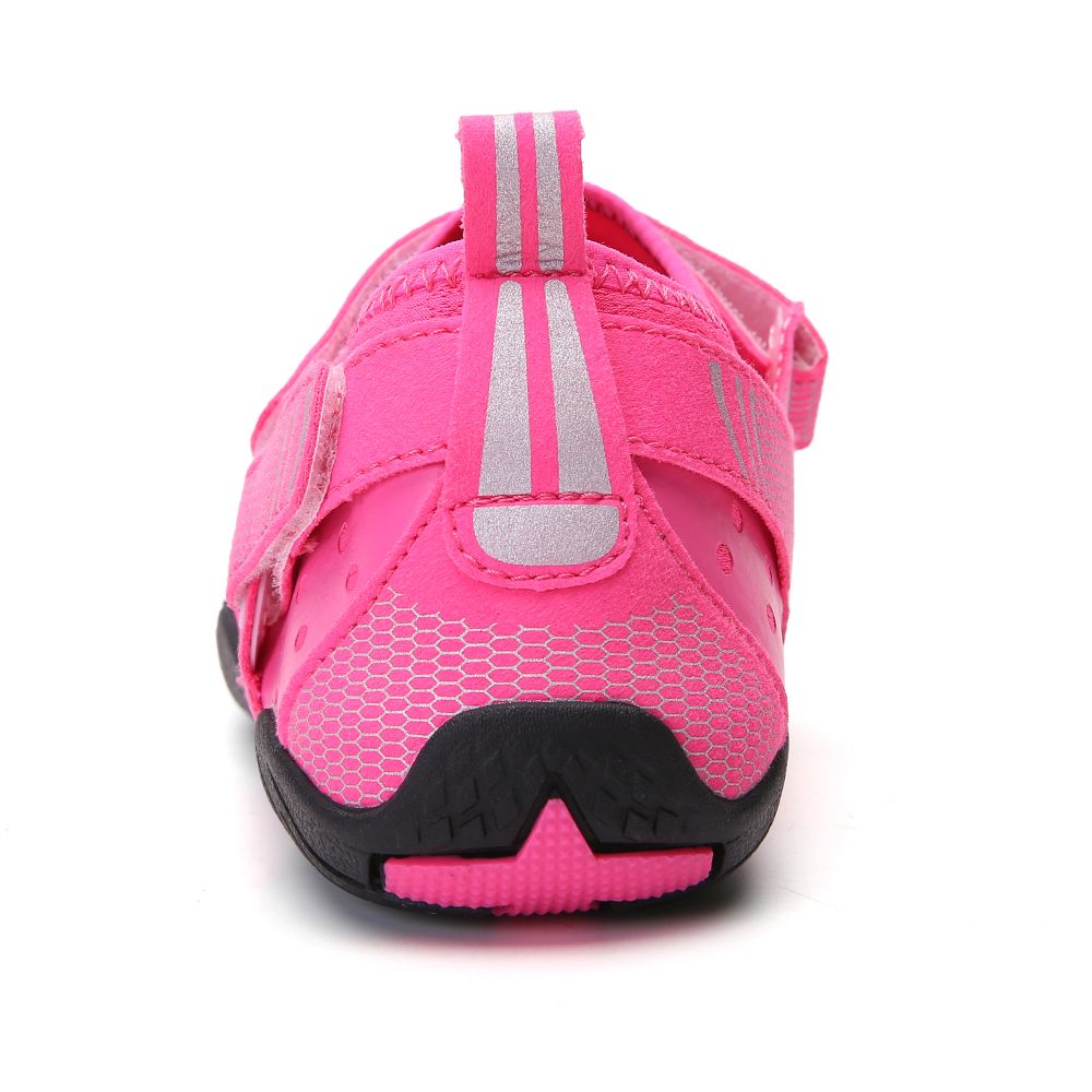 Women Water Shoes Barefoot Quick Dry Aqua Sports Shoes - Pink Size EU37 = US4