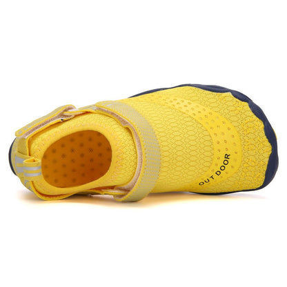 Kids Water Shoes Barefoot Quick Dry Aqua Sports Shoes Boys Girls - Yellow Size Bigkid US2=EU32