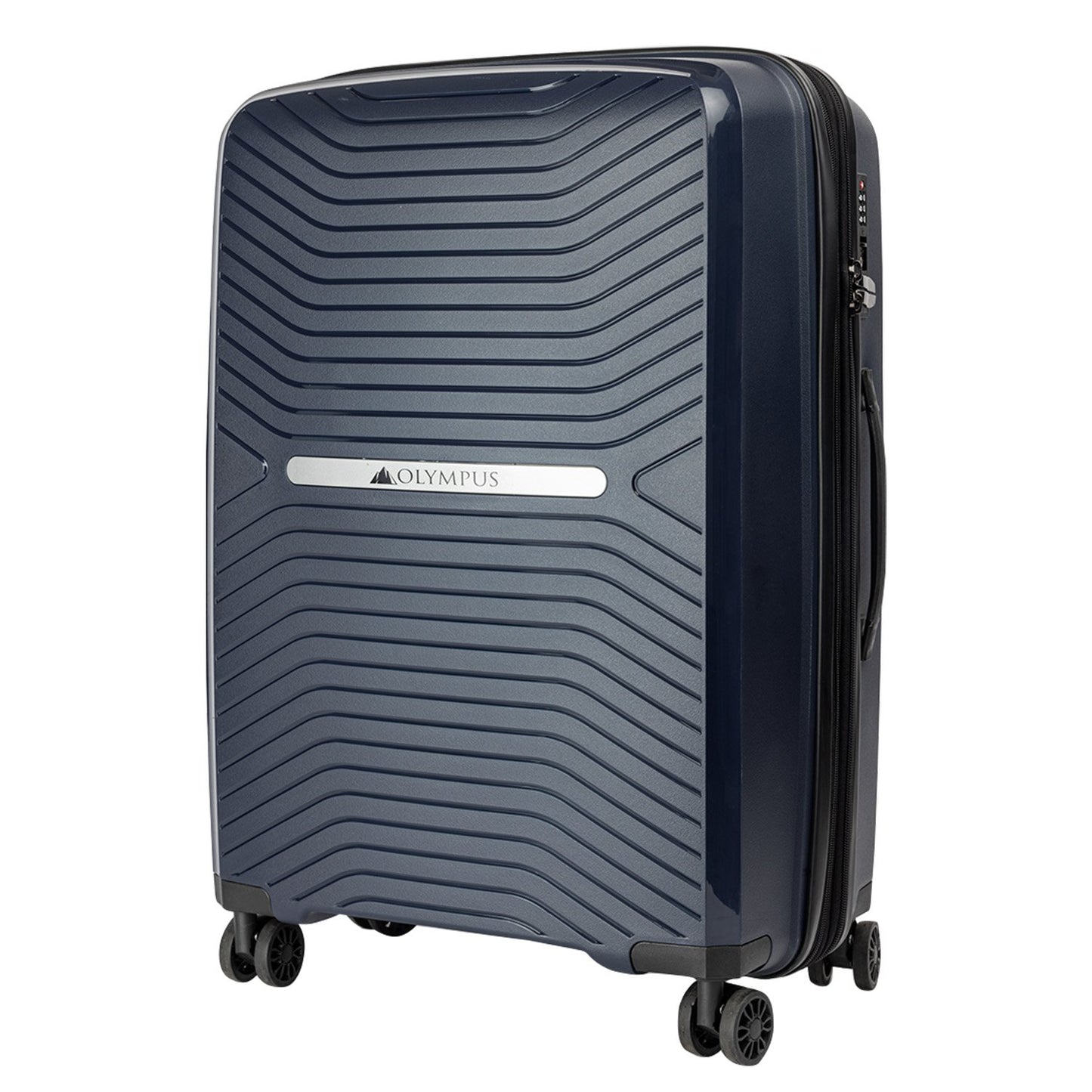 Olympus Astra 24in Lightweight Hard Shell Suitcase - Aegean Blue