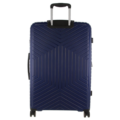 Pierre Cardin 65cm Medium Hard-Shell Suitcase Travel Luggage Bag - Navy