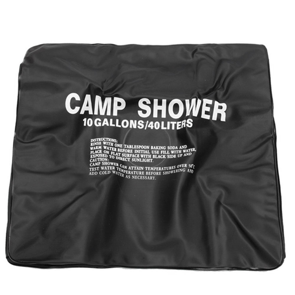 40L Craig Camp Shower Bag Solar Heated Water Pipe Portable Camping Hiking Travel