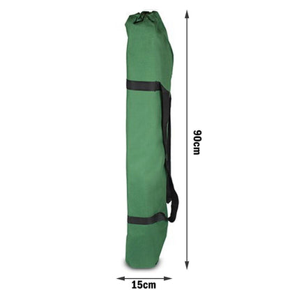 Camping Bed Folding Stretcher Light Weight w/ Carry Bag Camp Portable - green