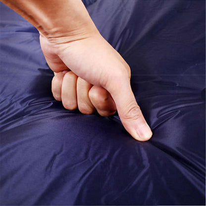 Self Inflating Mattress Camping Hiking Airbed Mat Sleeping with Pillow Bag Camp- navy