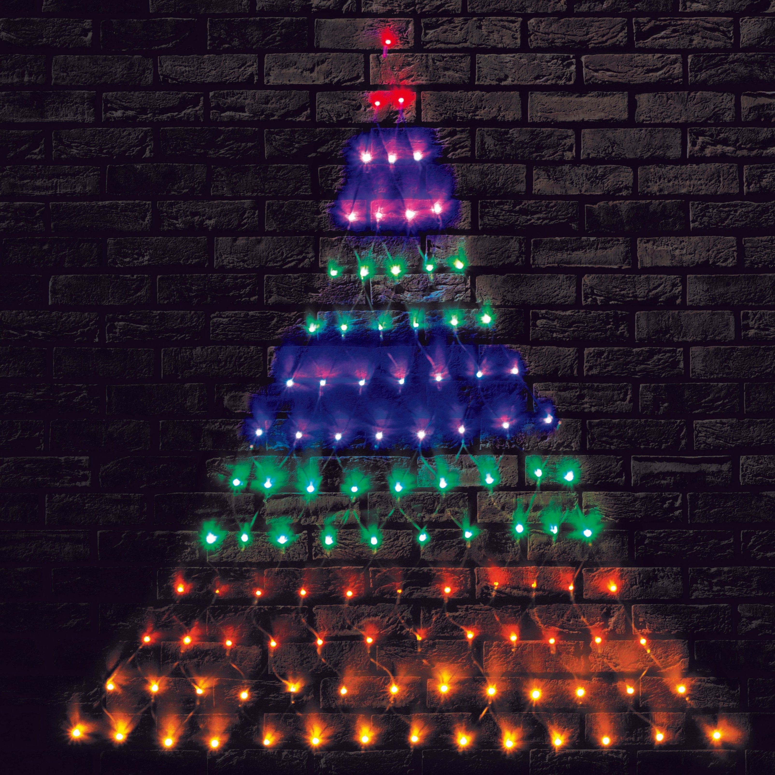 LED Christmas Tree Rainbow Wall Net Lights – Outdoor Folk