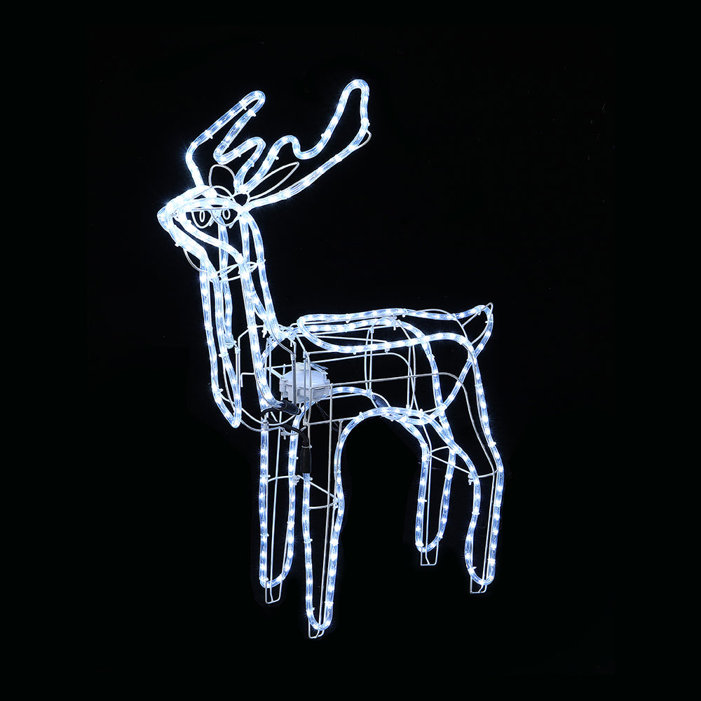 LED Ropelight Standing Reindeer Small Moving Cool White available in 2 types - Standing