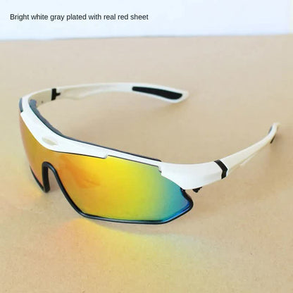 Multifunctional Cycling Glasses - Windproof and UV Protection Sports Eyewear  White