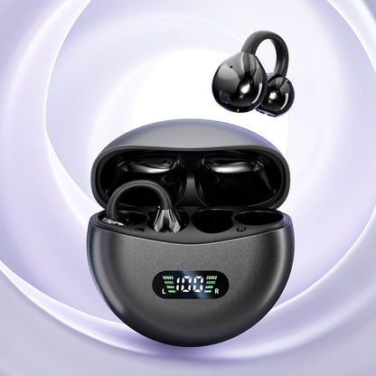 Black M79 Spherical OWS Over-Ear Bluetooth Earphones - Wireless, Stylish Design, Superior Sound Quality