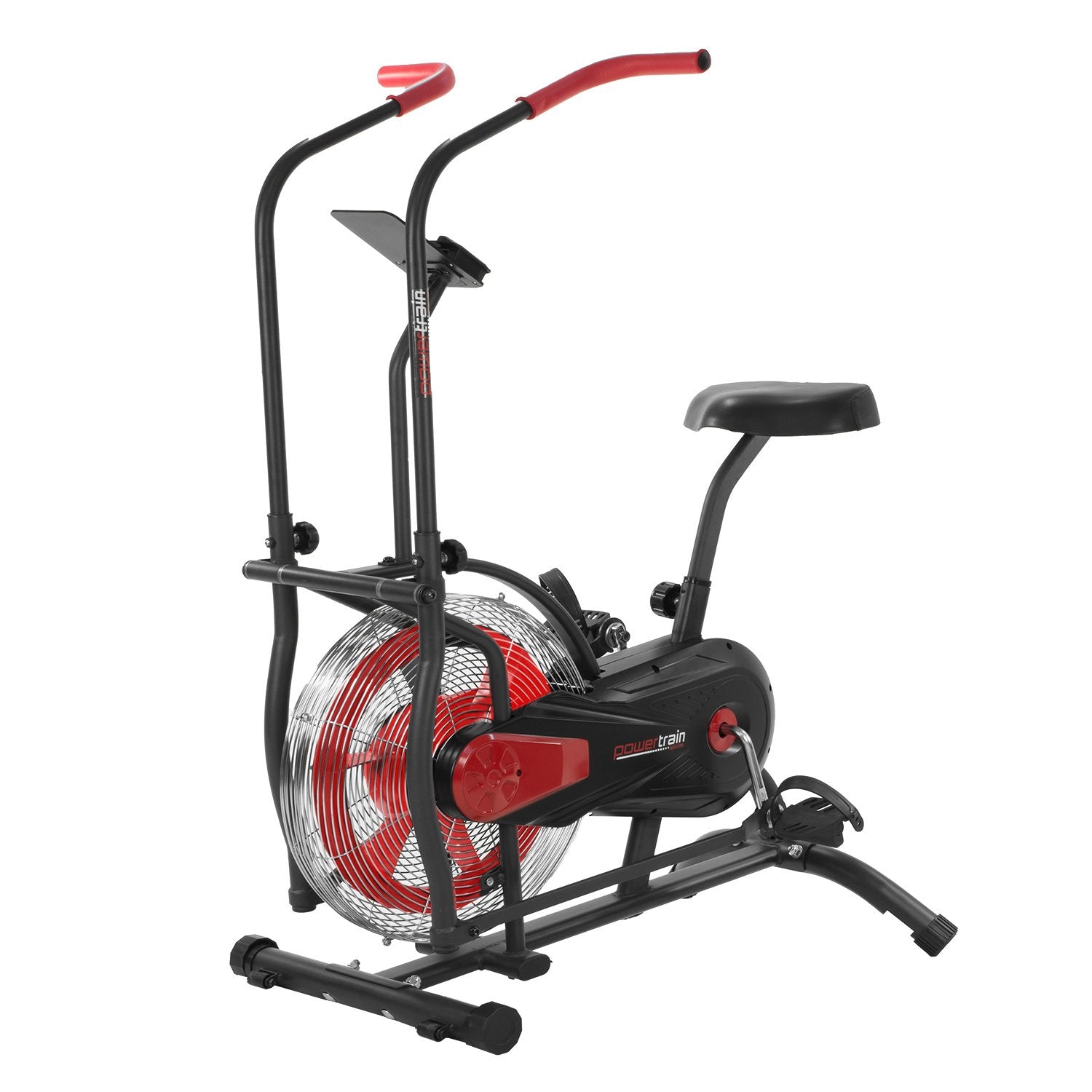Powertrain Air Resistance Fan Exercise Bike for Cardio - Red – Outdoor Folk