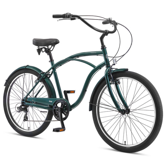 Progear Bikes Miami S7 Cruiser Mens 26*19" in Forest Green